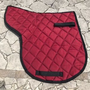 Shaped saddle pad